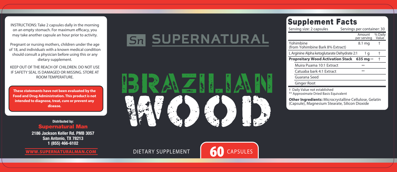 Brazilian Wood Male Supplement for Performance & Blood Flow