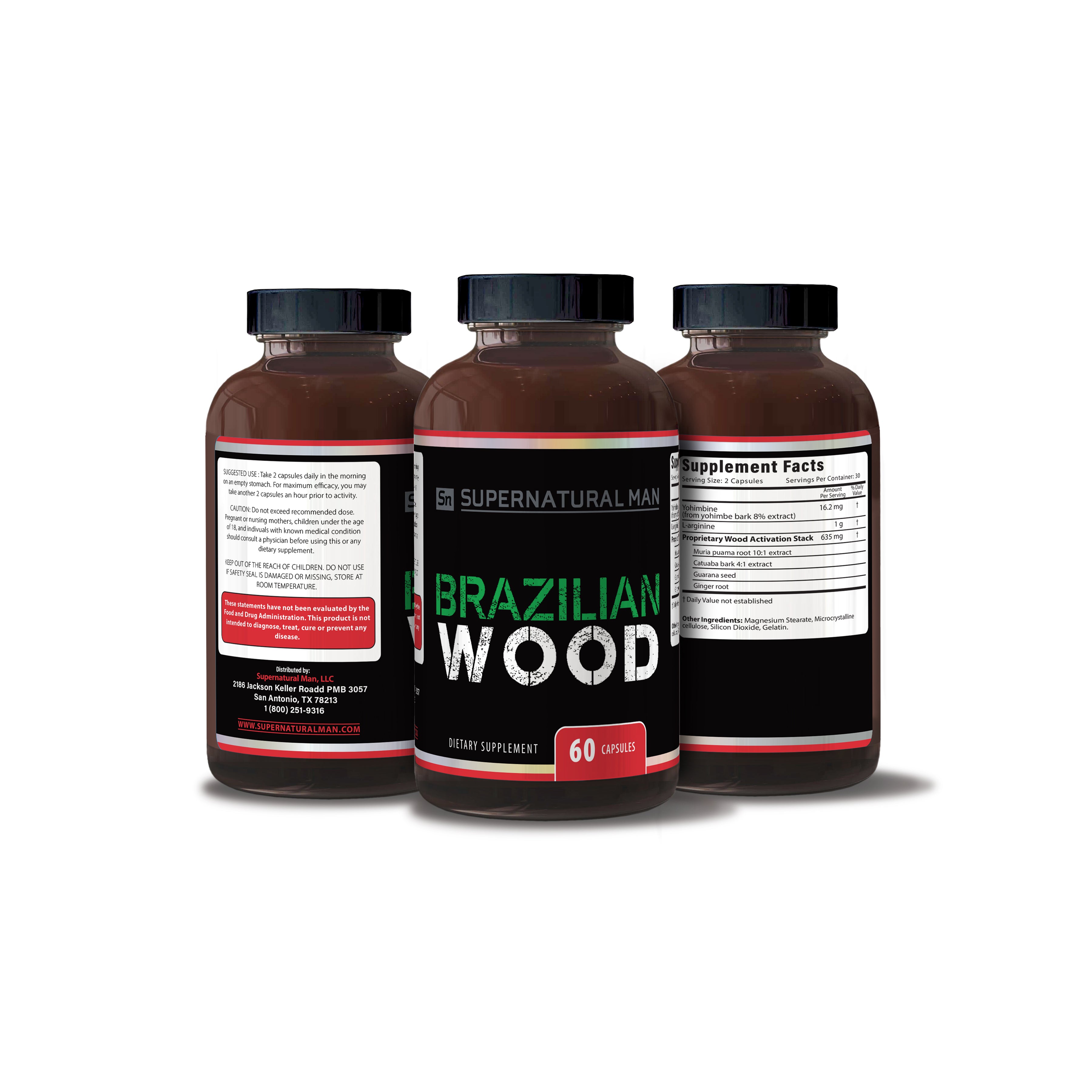 Brazilian Wood Male Supplement for Performance & Blood Flow