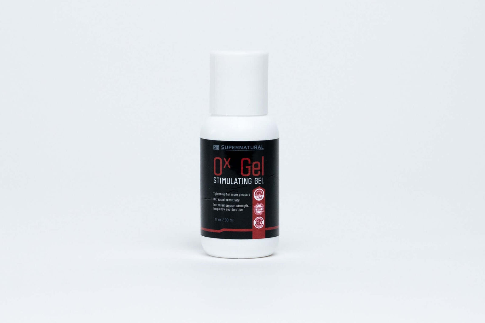 O.X. Gel Male Stimulating Gel Front Of Bottle